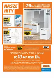 Gazetka promocyjna Obi - Gazetka OBI - Gazetka - ważna od 24.10 do 24.10.2023 - strona 12 - produkty: Klej, Uchwyty, Szafka, Umywalka, Gres, Lakier, Fa