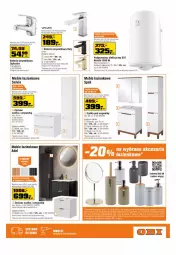 Gazetka promocyjna Obi - Gazetka OBI - Gazetka - ważna od 24.10 do 24.10.2023 - strona 3 - produkty: Bateria umywalkowa, Ser, Szafka pod umywalkę, Słupek, Meble łazienkowe, Szafka, Bateria, Umywalka, Meble, Lakier