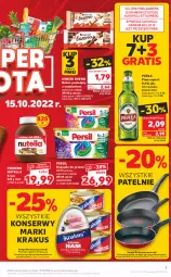Gazetka promocyjna Kaufland - OFERTA TYGODNIA - Gazetka - ważna od 19.10 do 19.10.2022 - strona 3 - produkty: Piwa, Piwo, Nutella, Krakus, Ser, Por, Gra, Kinder Bueno, Persil, Perła, Ferrero, Baton, Kapsułki do prania, Waga, Kinder