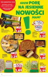 Gazetka promocyjna Kaufland - OFERTA TYGODNIA - Gazetka - ważna od 19.10 do 19.10.2022 - strona 36 - produkty: Serek wiejski, Ciastka, Ser, Por, Cukier, Serek, Pestki dyni, Kakao, Almette