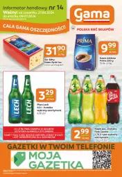 Gazetka promocyjna Gama - Gazetka Gama - Gazetka - ważna od 09.07 do 09.07.2024 - strona 12 - produkty: Piwa, Piwo, Piec, Ser, Gra, Telefon, Kawa mielona, Kawa, Edam, Prima, Napój