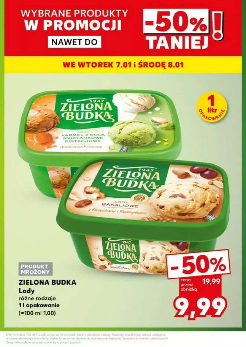 Gazetka promocyjna Kaufland - ważna 07.01 do 08.01.2025 - strona 23 - produkty: Fa, Lody, Zielona Budka