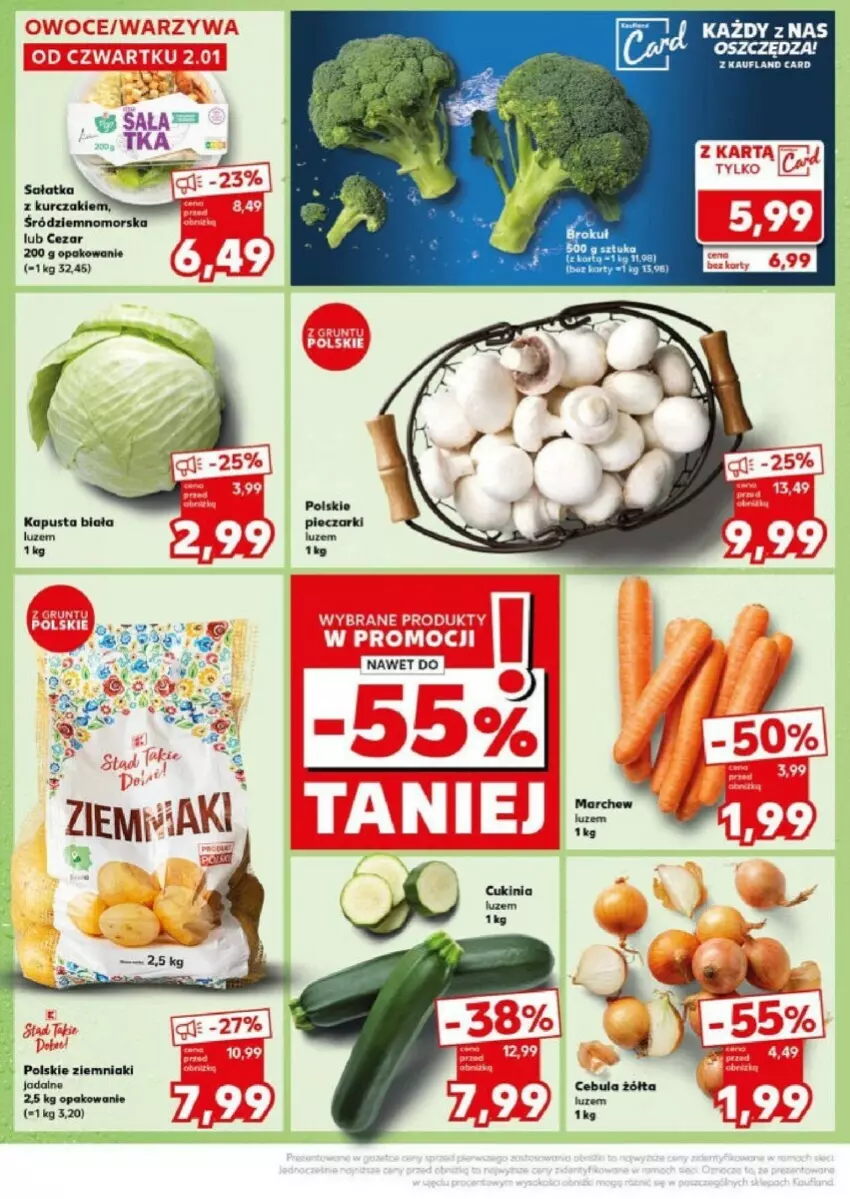 Gazetka promocyjna Kaufland - ważna 07.01 do 08.01.2025 - strona 31 - produkty: Cebula, Fa, Owoce, Piec, Sałat, Sałatka, Warzywa, Ziemniaki