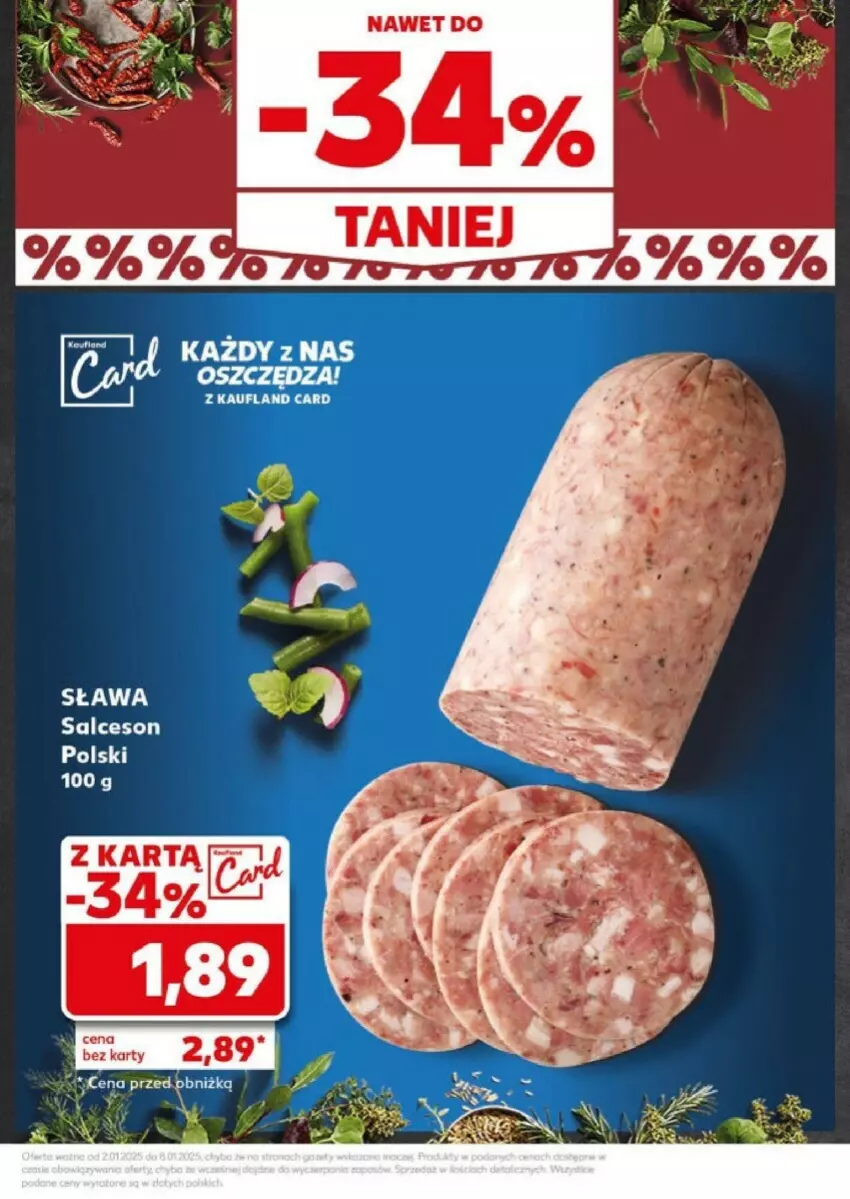 Gazetka promocyjna Kaufland - ważna 07.01 do 08.01.2025 - strona 7 - produkty: Fa, Salceson, Salceson polski