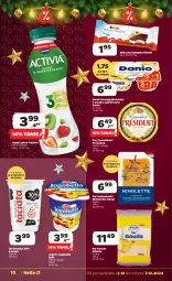 Gazetka promocyjna Netto - Od Poniedziałku - Gazetka - ważna od 07.12 do 07.12.2024 - strona 10 - produkty: Ser, Zott, Bell, Jogurt, Président, Activia, Serek homogenizowany, Serek, Camembert, Mimolette, Danio, Bella, Gouda, Mleczna kanapka, Jogobella, Jogurt pitny, Kinder