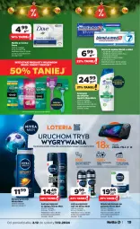 Gazetka promocyjna Netto - Od Poniedziałku - Gazetka - ważna od 07.12 do 07.12.2024 - strona 19 - produkty: Balsam po goleniu, Nivea Men, Pasta do zębów, Dove, Szampon, Mydło, Woda, Antyperspirant, Blend-a-Med, Nivea