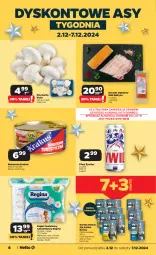 Gazetka promocyjna Netto - Od Poniedziałku - Gazetka - ważna od 07.12 do 07.12.2024 - strona 4 - produkty: Piwa, Piwo, Piec, Krakus, Ser, Rum, Gin, Gra, Papier, Stół, Karma mokra dla kotów, Papier toaletowy, Pieczarka, Boczek