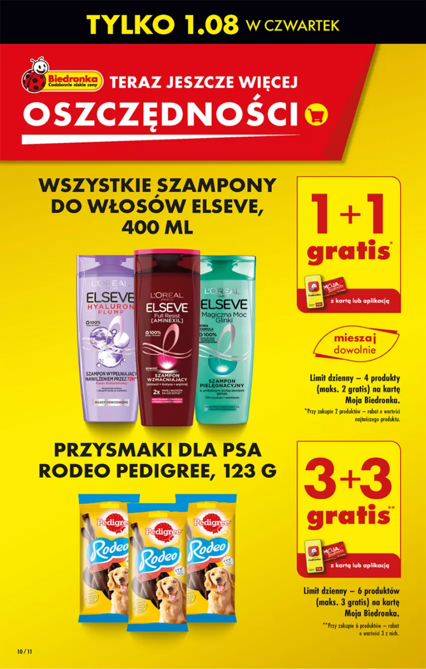 Gazetka promocyjna Biedronka - Od czwartku - ważna 01.08 do 07.08.2024 - strona 12 - produkty: Elseve, Gra, Pedigree, Przysmaki, Ser, Szampon