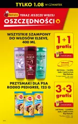 Gazetka promocyjna Biedronka - Od czwartku - Gazetka - ważna od 07.08 do 07.08.2024 - strona 12 - produkty: Elseve, Ser, Gra, Szampon, Przysmaki, Pedigree