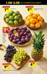 Gazetka promocyjna Biedronka - Od czwartku - Gazetka - ważna od 07.08 do 07.08.2024 - strona 19 - produkty: Ananas, Limonka, Fa