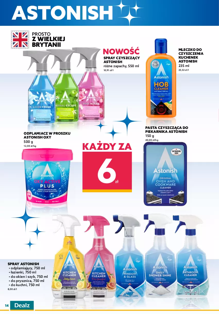 Gazetka promocyjna Dealz - NOWA GAZETKADEALMAGEDON! ATAK NISKICH CEN! - ważna 24.08 do 06.09.2022 - strona 14 - produkty: Fa, Fairy, Finish, Lenor, Mleczko, Odplamiacz, Piekarnik, Płyn do prania, Tablet, Tabletki do zmywarki, Woolite, Zmywarki