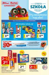 Gazetka promocyjna Auchan - 30 Lat Supermarket - Gazetka - ważna od 02.09 do 02.09.2026 - strona 1 - produkty: Por, Gin, Gra, Papier, Coca-Cola, Mlekovita, Sharp, Chusteczki, Fanta, Sprite, Napój, Olej, Mleko, Fa