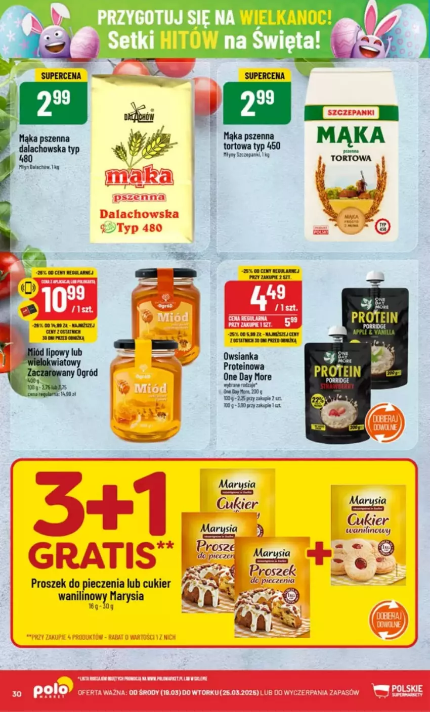 Gazetka promocyjna PoloMarket - ważna 19.03 do 25.03.2025 - strona 24 - produkty: Cukier, Cukier wanilinowy, Owsianka, Piec, Proszek do pieczenia