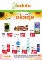 Gazetka promocyjna Odido - Lipcowe okazje! - Gazetka - ważna od 14.07 do 14.07.2022 - strona 1 - produkty: House of Asia, Coca-Cola, Mlekovita, Pepsi, Mleczko, Grześki, Napój izotoniczny, Napój gazowany, Oshee, Woda, Kakao, Napój, Kokos, Mleko
