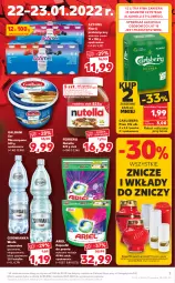 Gazetka promocyjna Kaufland - OFERTA TYGODNIA - Gazetka - ważna od 26.01 do 26.01.2022 - strona 7 - produkty: Piwa, Piwo, Nutella, Ser, Gra, Actimel, Mascarpone, Carlsberg, Galbani, Znicz, Ferrero, Woda mineralna, Ariel, Kapsułki do prania, Woda, Waga, Napój, Cisowianka
