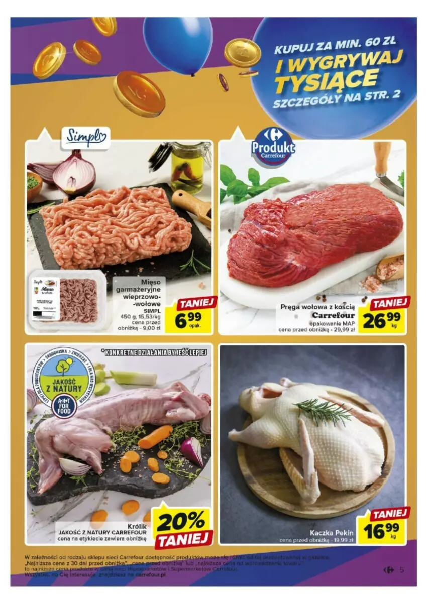 Gazetka promocyjna Carrefour - ważna 17.10 do 21.10.2023 - strona 45 - produkty: Kret, Królik, Pręga wołowa