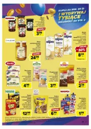 Gazetka promocyjna Carrefour - Gazetka - ważna od 21.10 do 21.10.2023 - strona 14 - produkty: Piec, Lubella, Ryż, Cif, Kupiec, Nesquik, Bell, Dżem, Wafle, Owsianka, Sonko, Miód, Pieczywo, Danio, Bella, Barilla, Alpro, Wasa, Napój