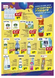 Gazetka promocyjna Carrefour - Gazetka - ważna od 21.10 do 21.10.2023 - strona 20 - produkty: Nałęczowianka, Sok, Mus, Coca-Cola, LANA, Szyna, Oshee, Woda mineralna, Woda, Napój, Nestea, Fa
