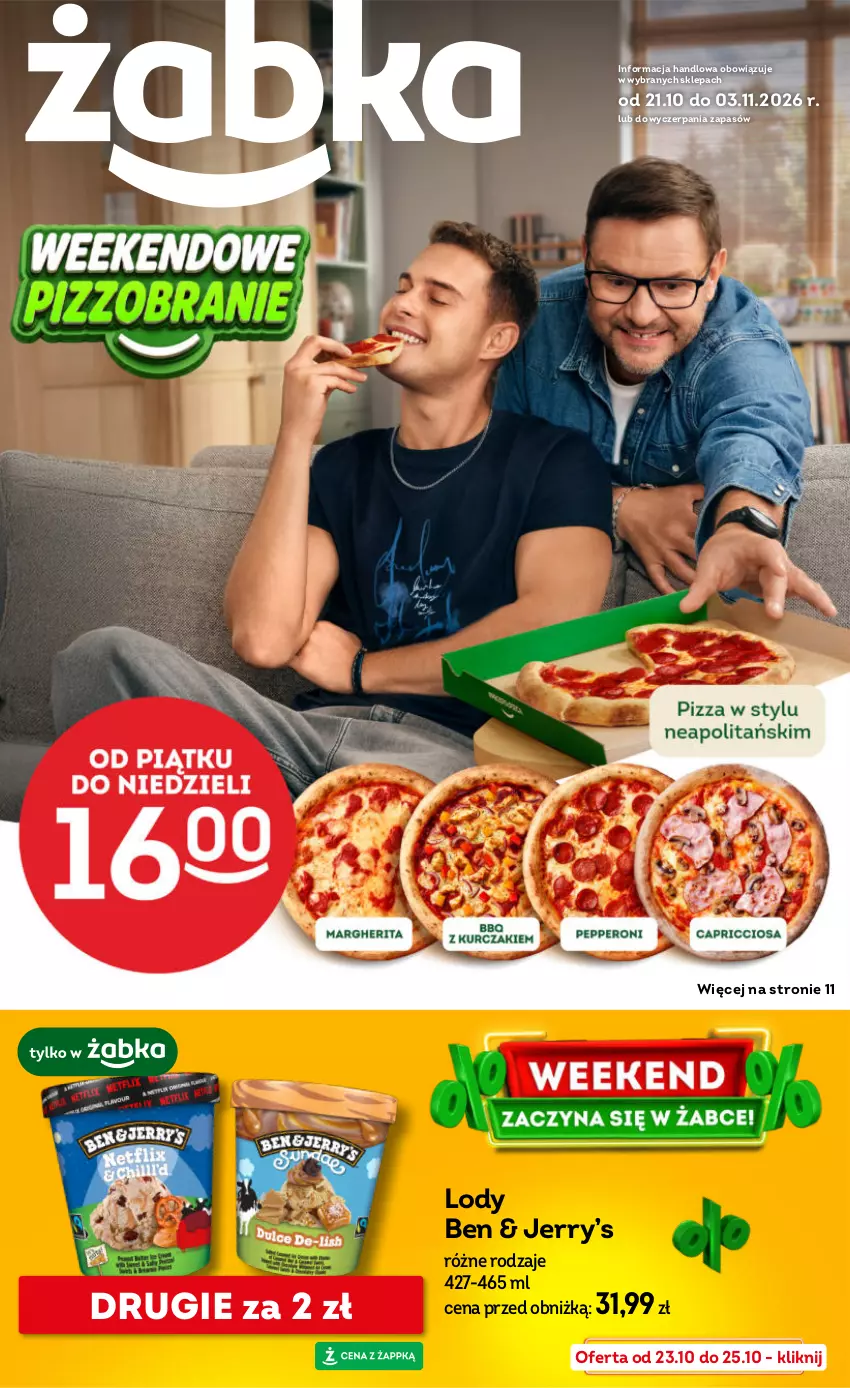 Gazetka promocyjna Żabka - gazetka-promocyjna-43-44-2026 - ważna 21.10 do 03.11.2026 - strona 1 - produkty: Lody