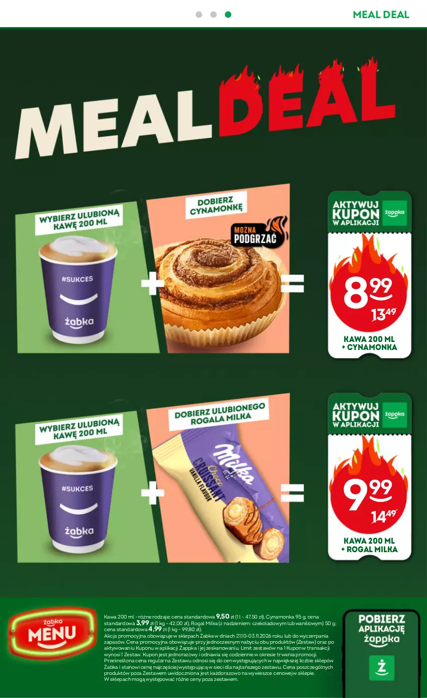 Gazetka promocyjna Żabka - gazetka-promocyjna-43-44-2026 - ważna 21.10 do 03.11.2026 - strona 44 - produkty: Kawa, Milka, Rogal, Tran