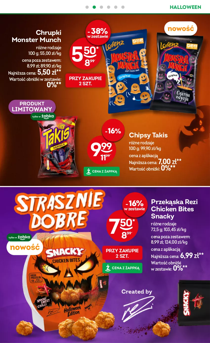 Gazetka promocyjna Żabka - gazetka-promocyjna-43-44-2026 - ważna 21.10 do 03.11.2026 - strona 5 - produkty: Chipsy, Chrupki, Monster Munch