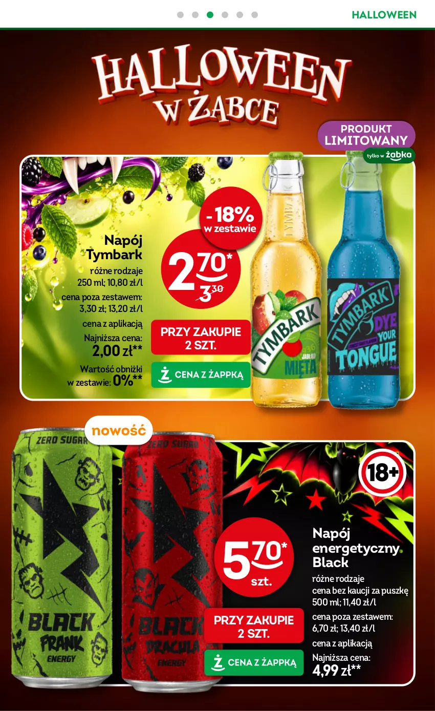 Gazetka promocyjna Żabka - gazetka-promocyjna-43-44-2026 - ważna 21.10 do 03.11.2026 - strona 6 - produkty: Lack, Napój, Napój energetyczny, Tymbark