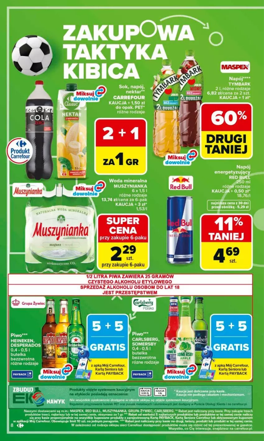 Gazetka promocyjna Carrefour - Gazetka Carrefour, Market od poniedziałku! - ważna 01.06 do 06.06.2026 - strona 10 - produkty: Gra, Mus, Muszynianka, Piwa