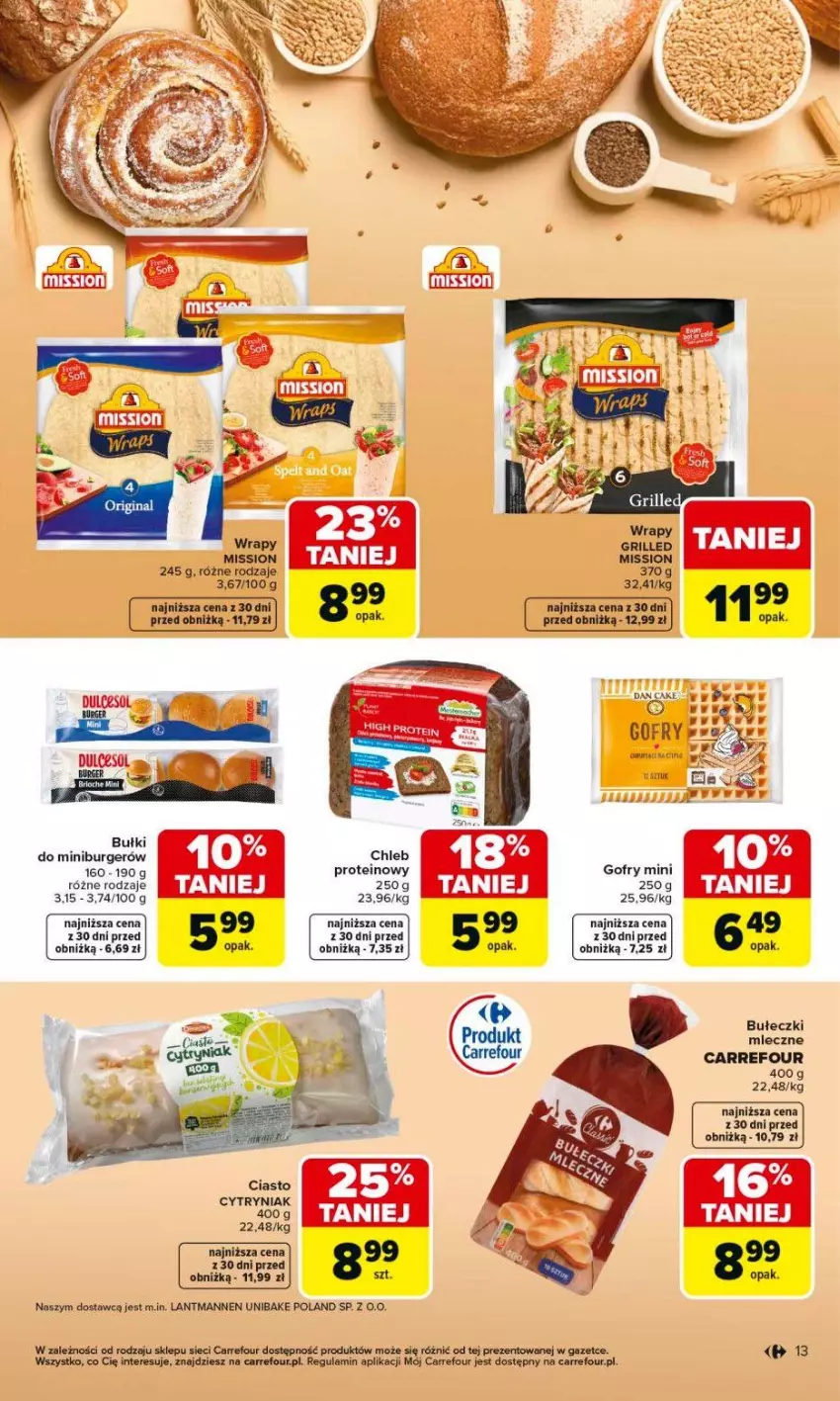 Gazetka promocyjna Carrefour - Gazetka Carrefour, Market od poniedziałku! - ważna 01.06 do 06.06.2026 - strona 15 - produkty: Bułeczki, Bułeczki mleczne, Burger, Gofry, Grill