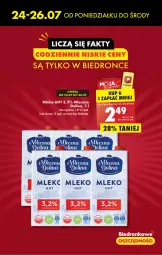 Gazetka promocyjna Biedronka - Od poniedzialku - Gazetka - ważna od 29.07 do 29.07.2023 - strona 11 - produkty: Mleko