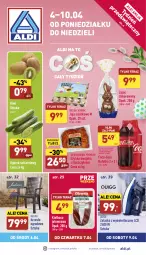 Gazetka promocyjna Aldi - Pełny katalog - Gazetka - ważna od 10.04 do 10.04.2022 - strona 1 - produkty: Krzesło ogrodowe, Gra, Jaja, Ogórek, Kiwi, Coca-Cola, Tera, Szynka, Krzesło, Kiełbasa, Fa