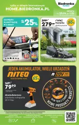 Gazetka promocyjna Biedronka - Okazje Tygodnia - Gazetka - ważna od 03.05 do 03.05.2025 - strona 41 - produkty: Ser, Gra, Kosz, Pojazd, Tarka, Wkręt, Wkrętarka, Kosiarka, Akumulator