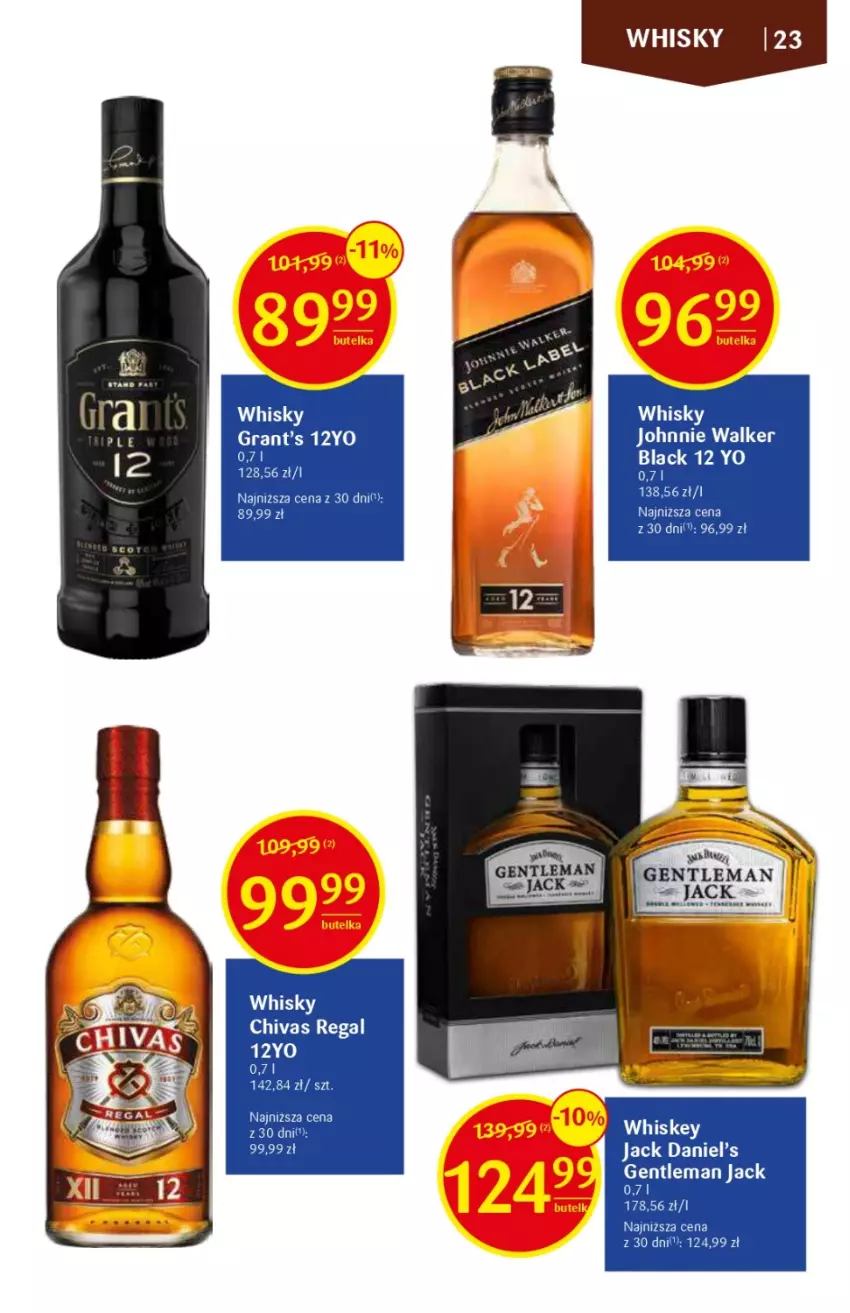 Gazetka promocyjna Delikatesy Centrum - DeliBarek DC26/DC27 - ważna 06.07 do 19.07.2023 - strona 23 - produkty: Gra, Grant's, Jack Daniel's, Johnnie Walker, Koc, Lack, Whiskey, Whisky