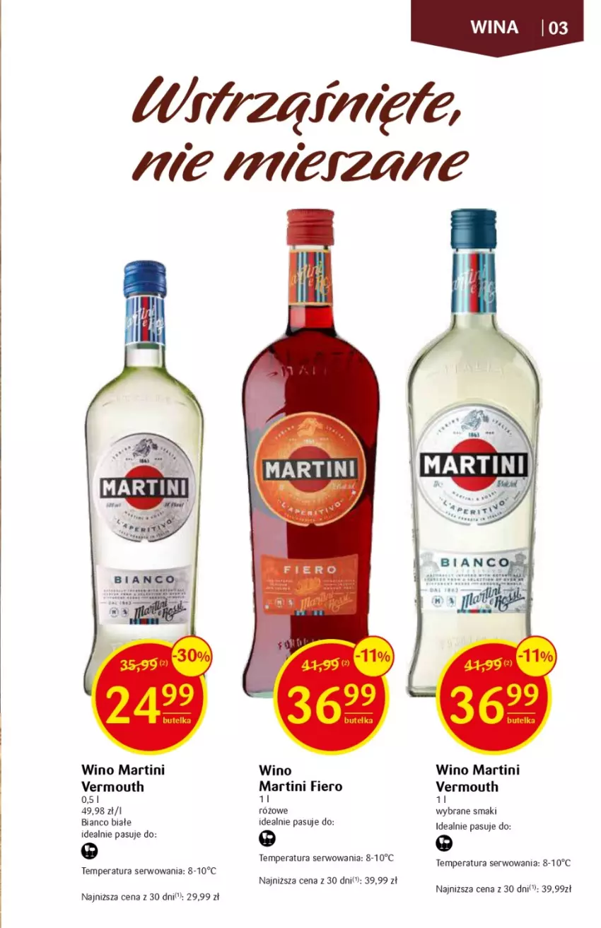Gazetka promocyjna Delikatesy Centrum - DeliBarek DC26/DC27 - ważna 06.07 do 19.07.2023 - strona 3 - produkty: Martini, Ser, Vermouth, Wino