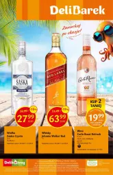 Gazetka promocyjna Delikatesy Centrum - DeliBarek DC26/DC27 - Gazetka - ważna od 19.07 do 19.07.2023 - strona 1 - produkty: Ser, Saska, Johnnie Walker, Wódka, Whisky, Wino, Carlo Rossi