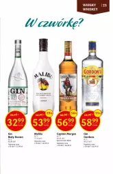 Gazetka promocyjna Delikatesy Centrum - DeliBarek DC26/DC27 - Gazetka - ważna od 19.07 do 19.07.2023 - strona 25 - produkty: Biały Bocian, Gin, Captain Morgan, Whiskey, Malibu, Whisky