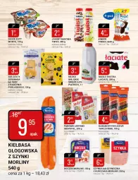 Gazetka promocyjna Bi1 - Tłusty czwartek - Gazetka - ważna od 22.02 do 22.02.2022 - strona 12 - produkty: Kurczak, Ser, Piątnica, Zott, Jogurt, Parówki, Szynka, Tarczyński, Podlaski, Bakoma, Morliny, Boczek, Kiełbasa głogowska, Kabanos, Deser, Kiełbasa, Kinder, Monte