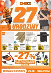 Gazetka promocyjna Obi - Gazetka OBI - Gazetka - ważna od 08.07 do 08.07.2025 - strona 1 - produkty: Por, Telefon, Termometr, Stolik, Sofa, Tera, Dres, Fotel, Grill, Gres, Grill gazowy, Fa
