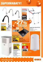 Gazetka promocyjna Obi - Gazetka OBI - Gazetka - ważna od 08.07 do 08.07.2025 - strona 9 - produkty: Piec, Top, Asus, Bateria kuchenna, Zlew, Syfon, Bateria, Suszarka, Gres, Fa
