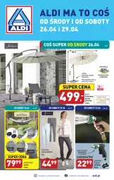 Gazetka promocyjna Aldi - COŚ w tym tygodniu - Gazetka - ważna od 29.04 do 29.04.2023 - strona 1 - produkty: Hama, Por, Gra, Chodnik, Parasol, Fa