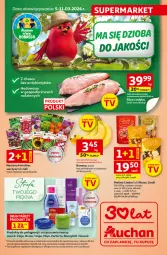Gazetka promocyjna Auchan - 30 Lat Supermarket - Gazetka - ważna od 11.03 do 11.03.2026 - strona 1 - produkty: Banany, Gra, Praliny, Lindor, Perfecta, Tołpa, Ziaja, Lindt, Nivea