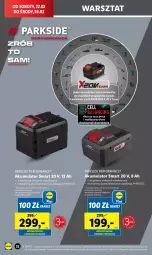 Gazetka promocyjna Lidl - GAZETKA - Gazetka - ważna od 22.02 do 22.02.2025 - strona 34 - produkty: Parkside, Top, Ser, Warka, Monitor, Akumulator