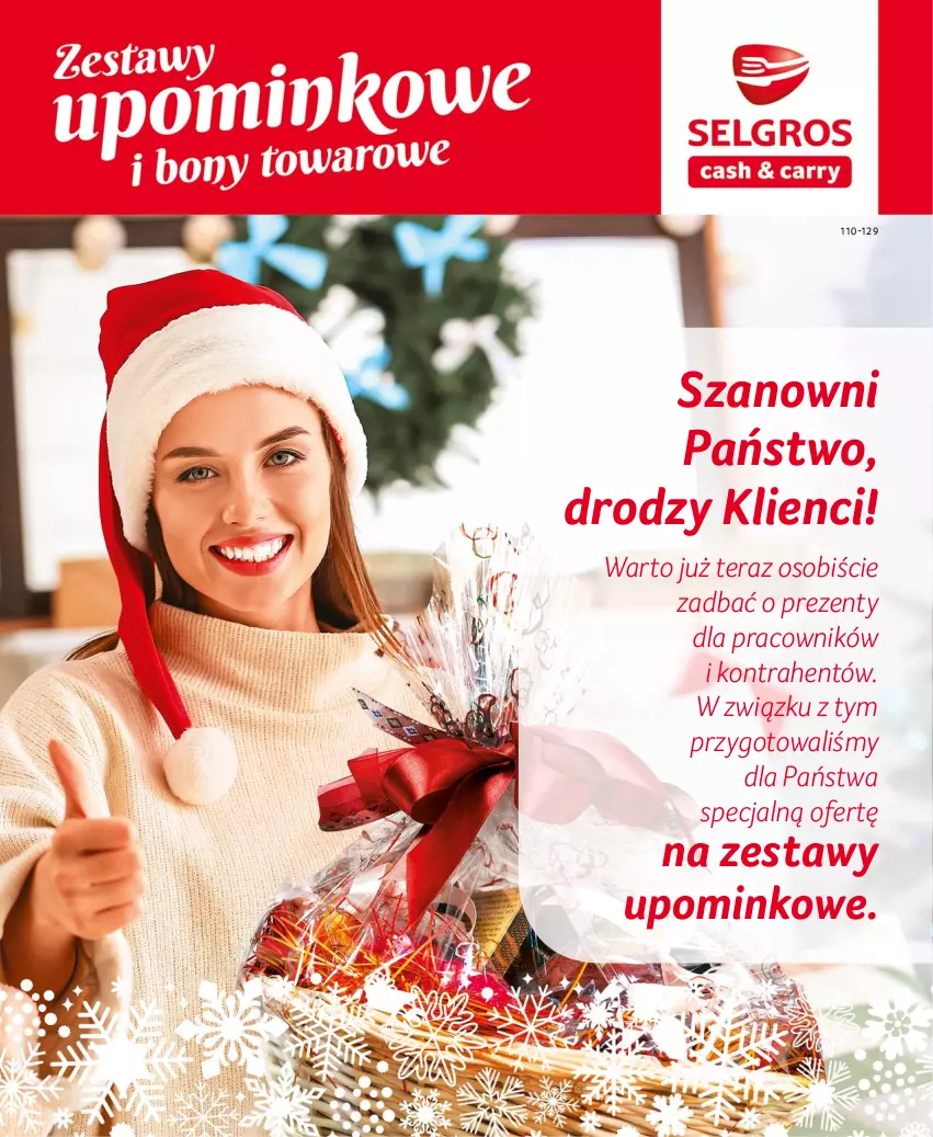 Gazetka promocyjna Selgros - Zestawy upominkowe i bony towarowe - ważna 22.04 do 31.12.2022 - strona 1 - produkty: Tera