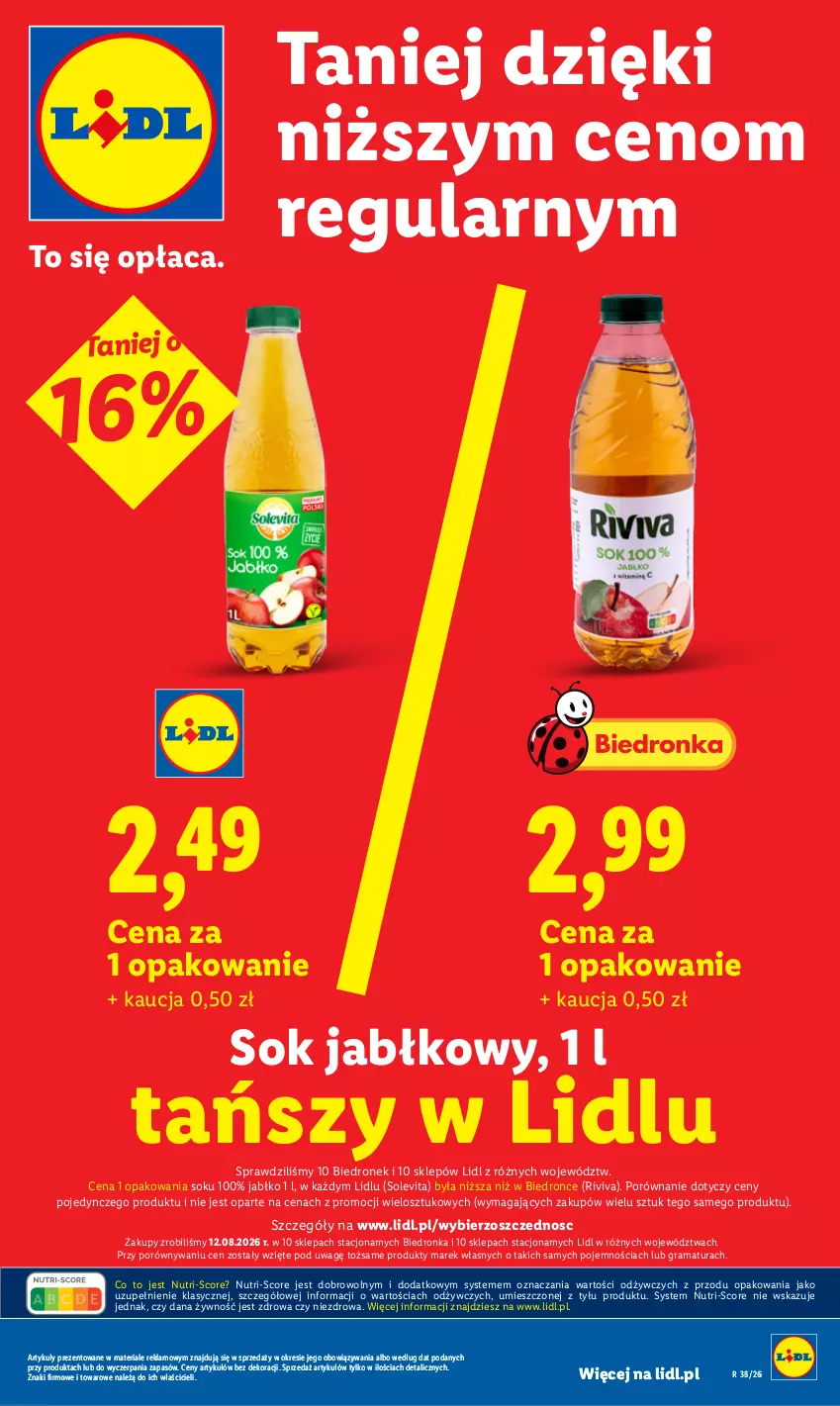 Gazetka promocyjna Lidl - Gazetka ważna od 3.09 do 5.09 - ważna 03.09 do 05.09.2026 - strona 23 - produkty: Gra, Por, Rama, Sok, Sok jabłkowy