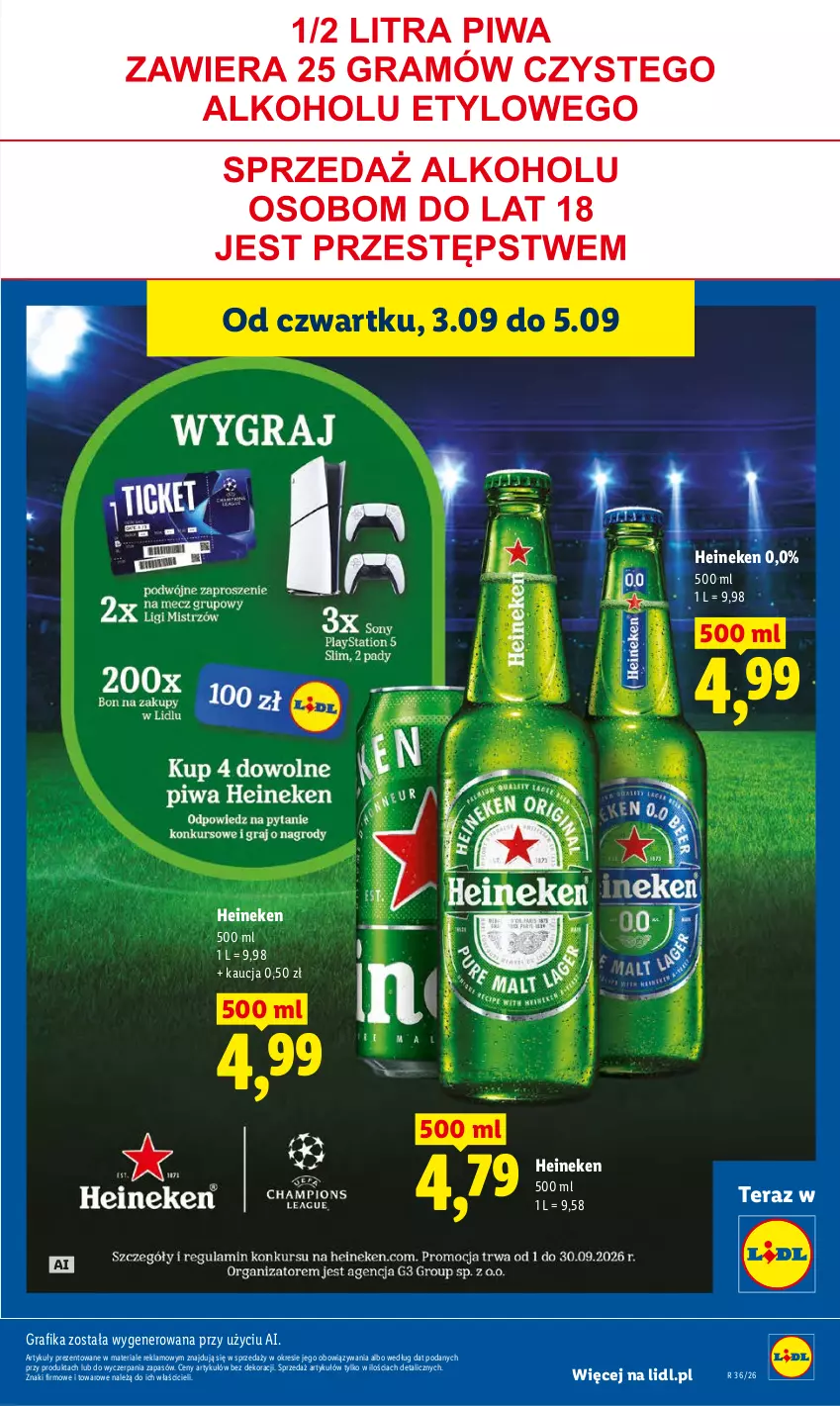 Gazetka promocyjna Lidl - Gazetka ważna od 3.09 do 5.09 - ważna 03.09 do 05.09.2026 - strona 69 - produkty: Gra, Grafika, Heineken, Tera