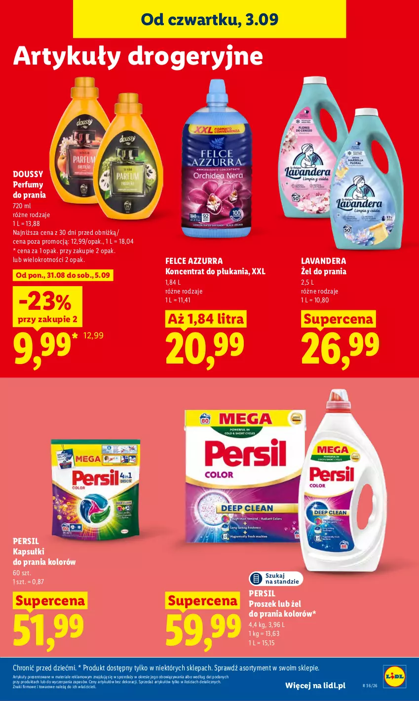 Gazetka promocyjna Lidl - Gazetka ważna od 3.09 do 5.09 - ważna 03.09 do 05.09.2026 - strona 89 - produkty: Kapsułki do prania, Perfum, Persil