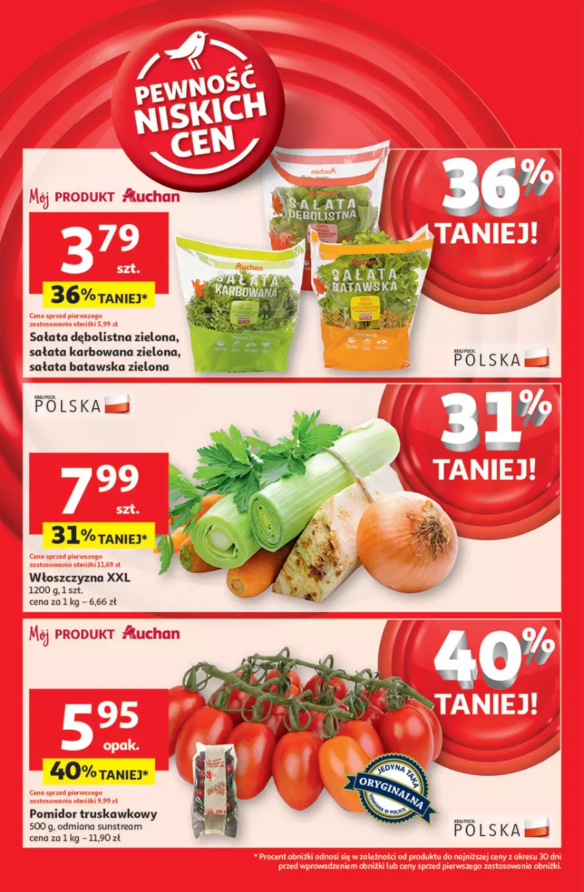 Gazetka promocyjna Auchan - Uśmiech mamy? Zaplanowany! Moje - ważna 22.05 do 28.05.2025 - strona 4 - produkty: Cif, Fa, Sałat