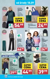 Gazetka promocyjna Aldi - Artykuły przemysłowe i tekstylia - Gazetka - ważna od 21.09 do 21.09.2024 - strona 2 - produkty: Por, Sztyblety, Bluza polarowa, Kamizelka, Torba, Spodnie, Bluza, K2, Fa