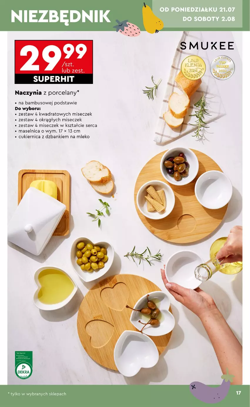 Gazetka promocyjna Biedronka - Okazje Tygodnia - ważna 21.07 do 02.08.2025 - strona 19 - produkty: Cukier, Mleko, Por, Ser