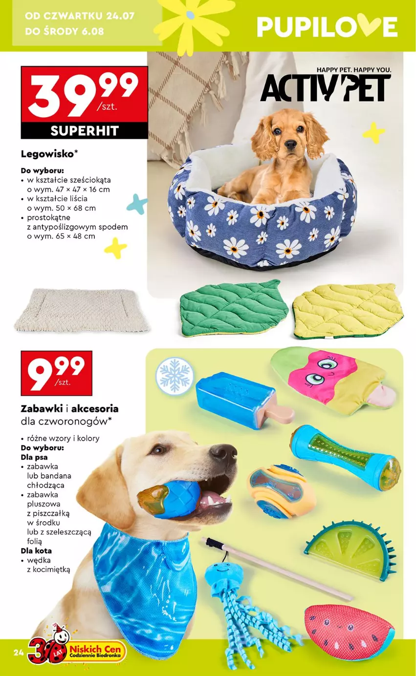 Gazetka promocyjna Biedronka - Okazje Tygodnia - ważna 21.07 do 02.08.2025 - strona 26 - produkty: Koc, LEGO, Legowisko, Zabawka