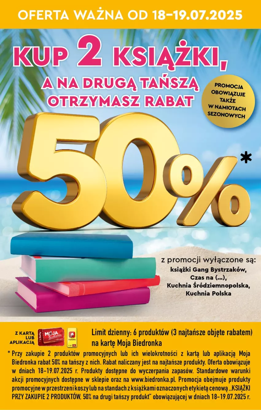 Gazetka promocyjna Biedronka - Okazje Tygodnia - ważna 21.07 do 02.08.2025 - strona 3 - produkty: Kosz, Książka, Kuchnia, Namiot